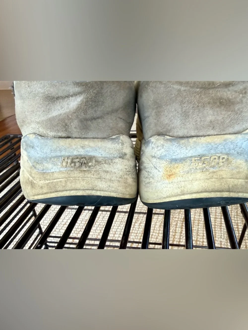 Golden Goose Running Sneakers Sz 39 Gold Cream Glitter Star Italy - Picture 8 of 11